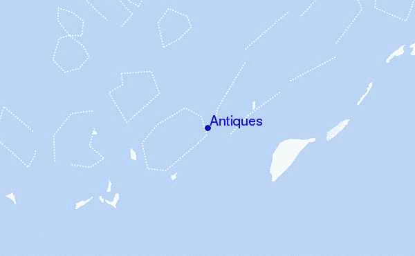Antiques location map
