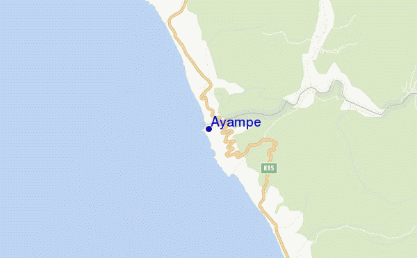 Ayampe location map