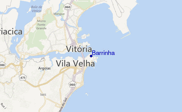Barrinha location map