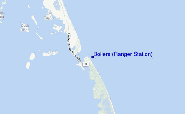 Boilers (Ranger Station) location map