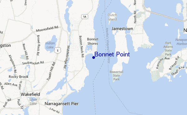 Bonnet Point location map