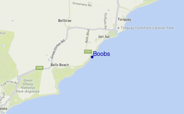 Boobs location map