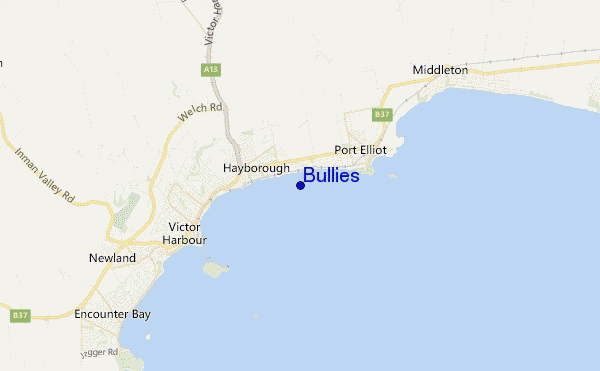 Bullies location map