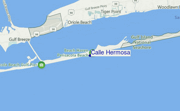 Calle Hermosa location map