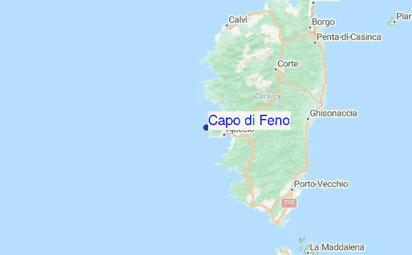 Capo di Feno Prévisions de Surf et Surf Report (Mediterranean - Corsica