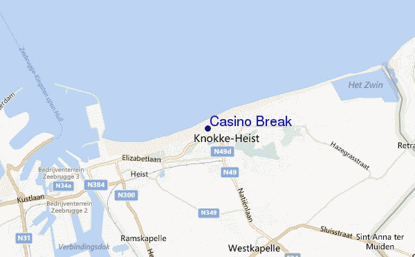 Casino Break location map