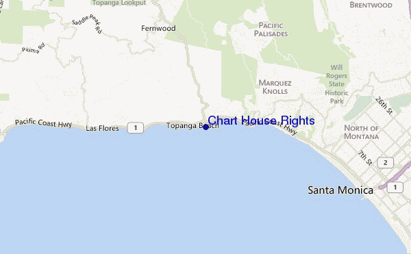 Chart House Rights location map