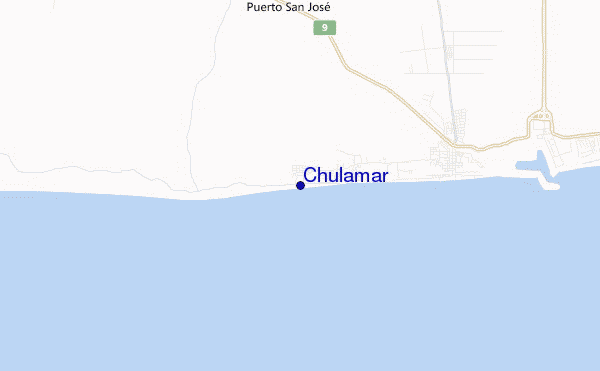 Chulamar location map
