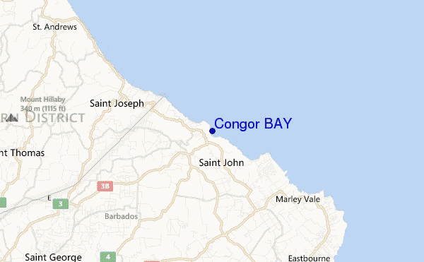 Congor BAY location map