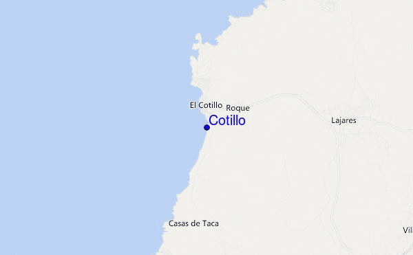 Cotillo location map