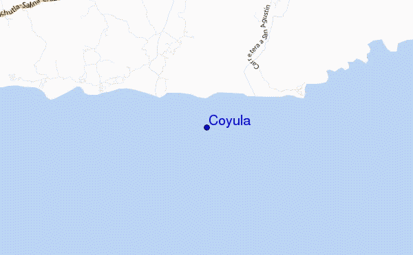 Coyula location map