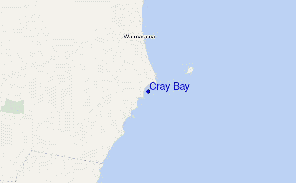 Cray Bay location map