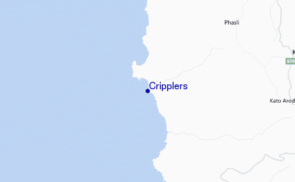 Cripplers location map