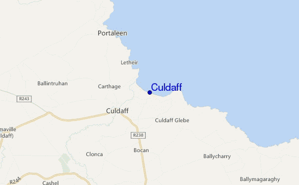 Culdaff location map