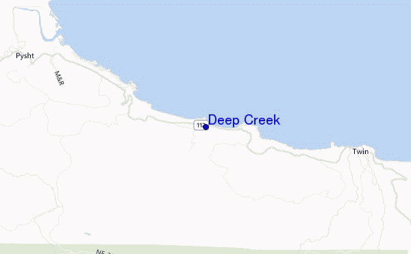 Deep Creek location map