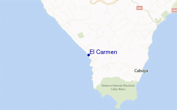 El Carmen location map