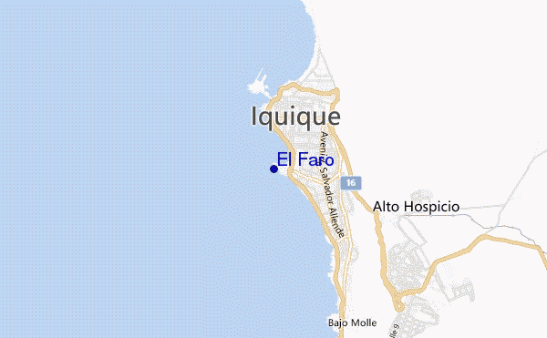 El Faro location map