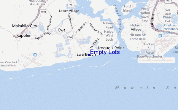 Empty Lots location map
