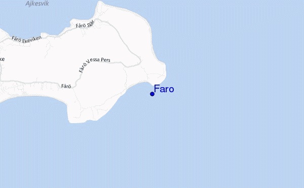 Faro location map
