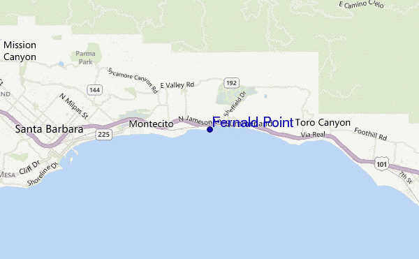 Fernald Point location map