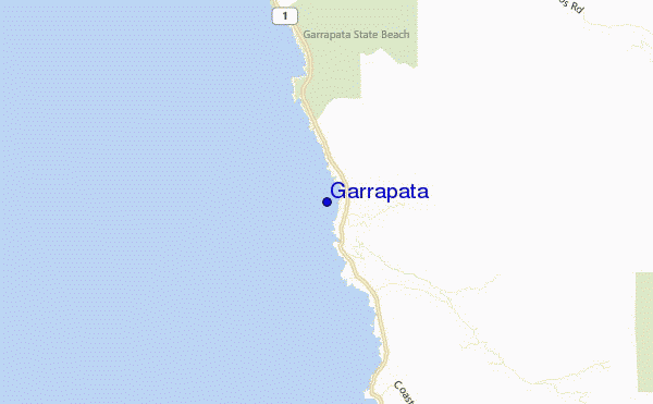 Garrapata location map