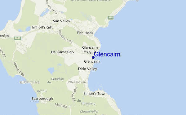 Glencairn location map
