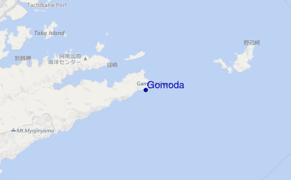 Gomoda location map