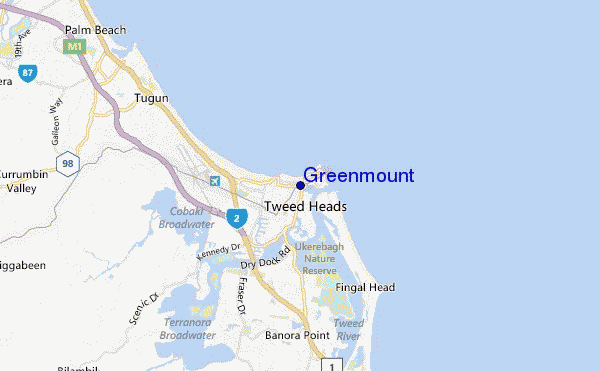 Greenmount location map