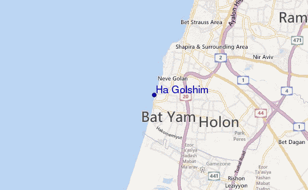 Ha Golshim location map