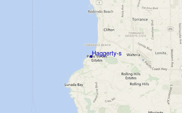Haggerty's location map