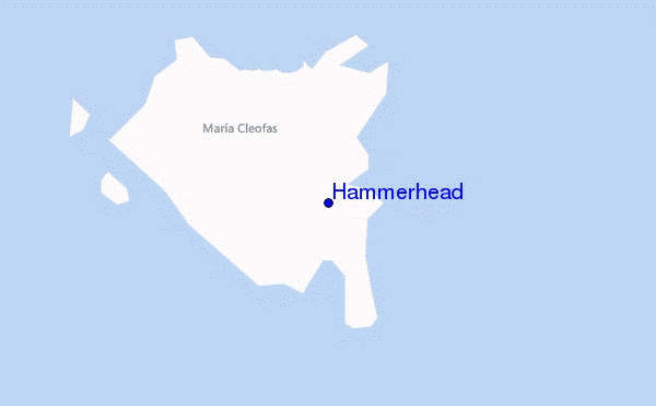 Hammerhead location map