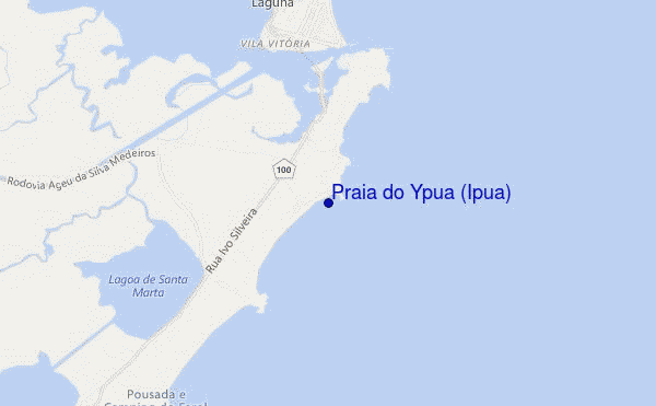 Praia do Ypuã (Ipua) location map