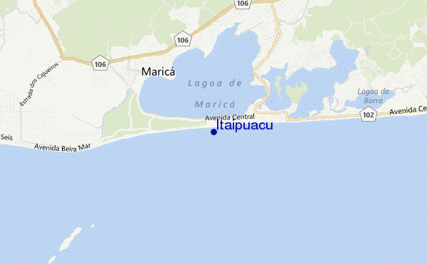 Itaipuacu location map
