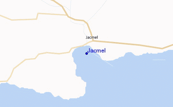 Jacmel location map