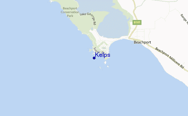 Kelps location map