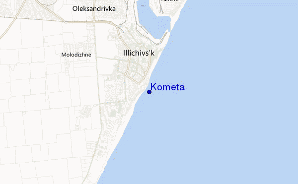 Kometa location map