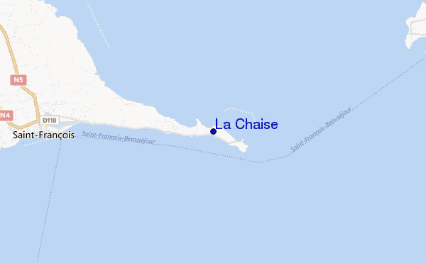 La Chaise location map