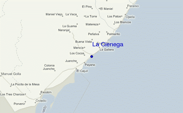La Cienega location map