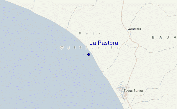 La Pastora location map