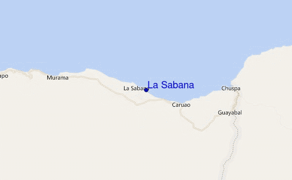 La Sabana location map