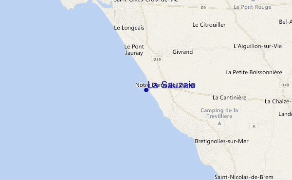 La Sauzaie location map
