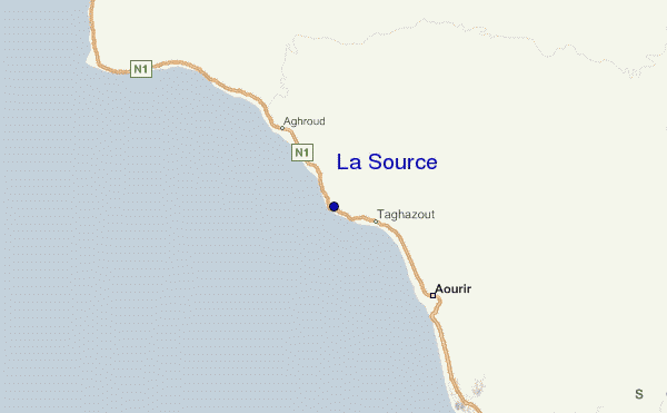 La Source location map