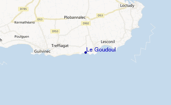 Le Goudoul location map
