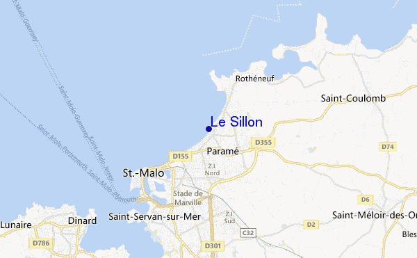 Le Sillon location map