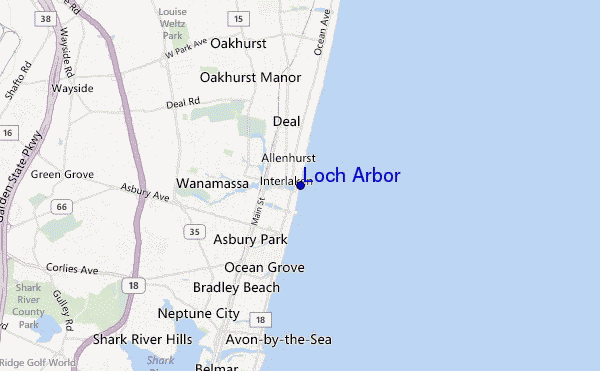 Loch Arbor location map