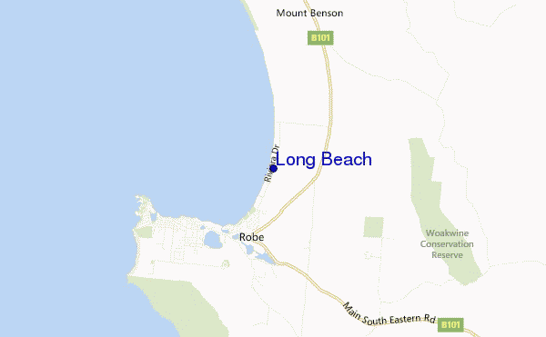 Long Beach location map
