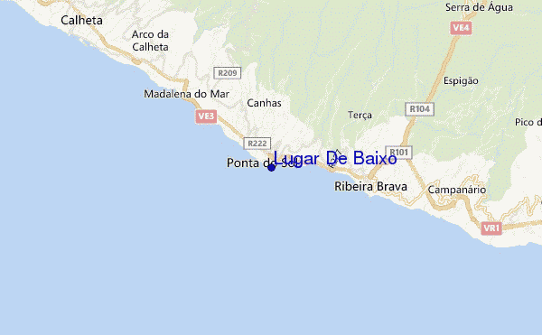 Lugar De Baixo location map