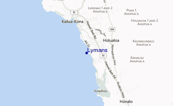 Lymans location map