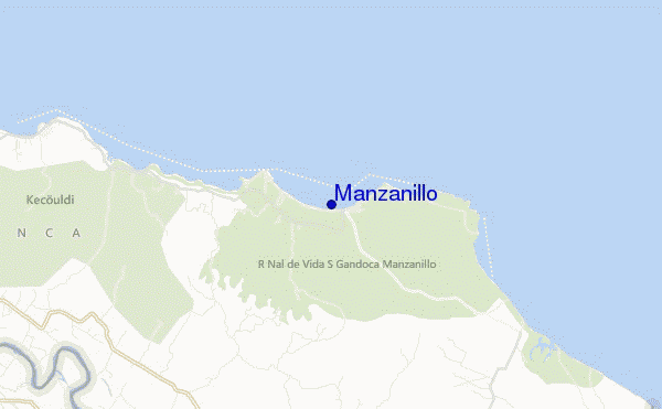 Manzanillo location map