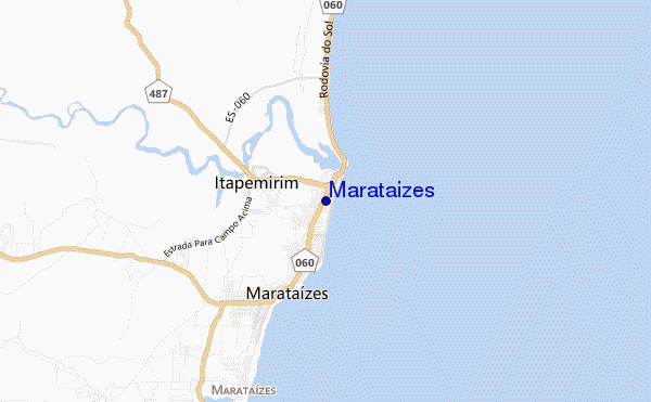 Marataizes location map